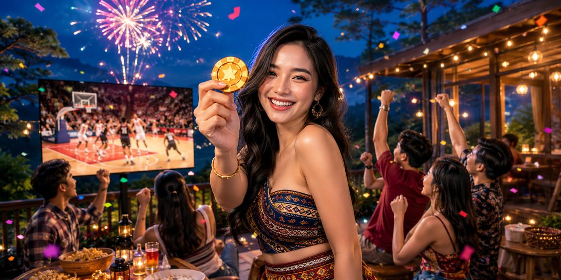 Người chơi Đà Lạt xem kèo bóng rổ tại lễ hội thể thao địa phương buổi tối